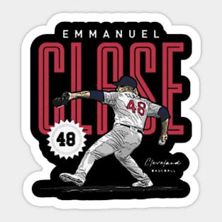 Emmanuel Clase Cleveland Card Sticker